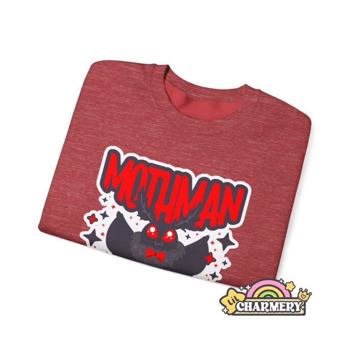 Mothman Is My Boyfriend Sweatshirt Folded