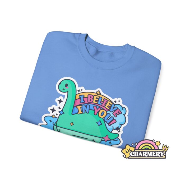 Nessie I Believe In You Sweatshirt Folded