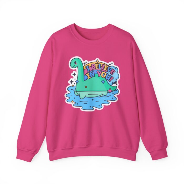 Nessie I Believe In You Sweatshirt - Heliconia