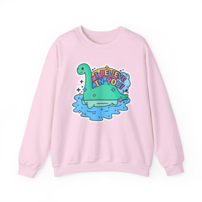 Nessie I Believe In You Sweatshirt - Light Pink