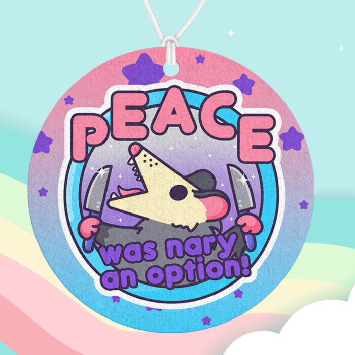 Peace Was Nary An Option Air Freshener