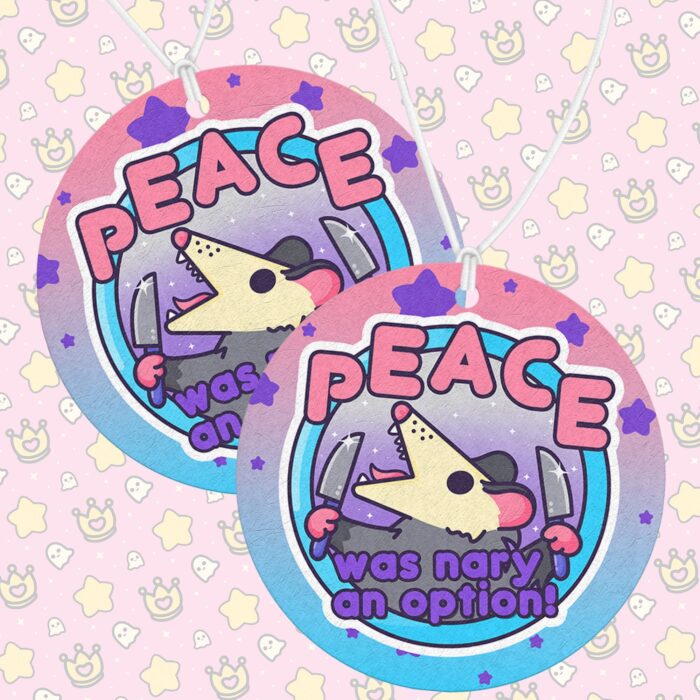 Peace Was Nary An Option Air Freshener