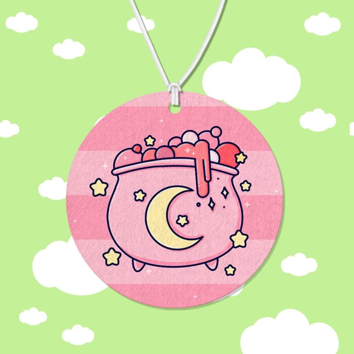 Pretty Pink Cauldron Air Freshener