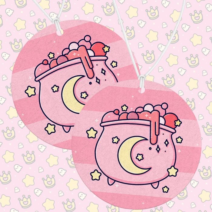 Pretty Pink Cauldron Air Freshener