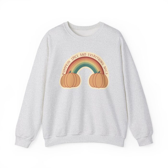 Pumpkin Spice Rainbow Sweatshirt - Ash