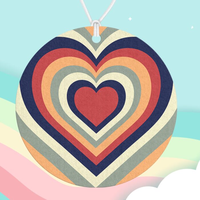 Retro Heart Air Freshener