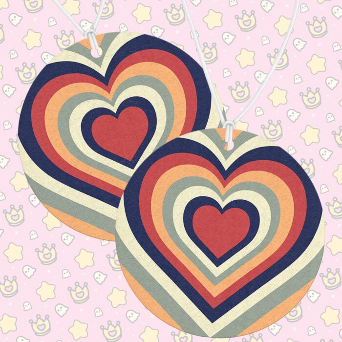 Retro Heart Air Freshener