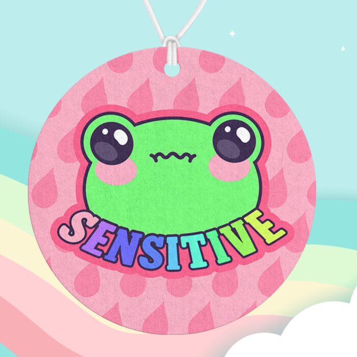 Sensitive Frog Pink Air Freshener