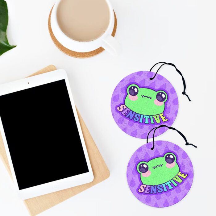 Sensitive Frog Purple Air Freshener