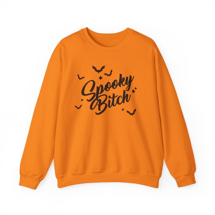 Spooky Bitch Sweater - Safety Orange