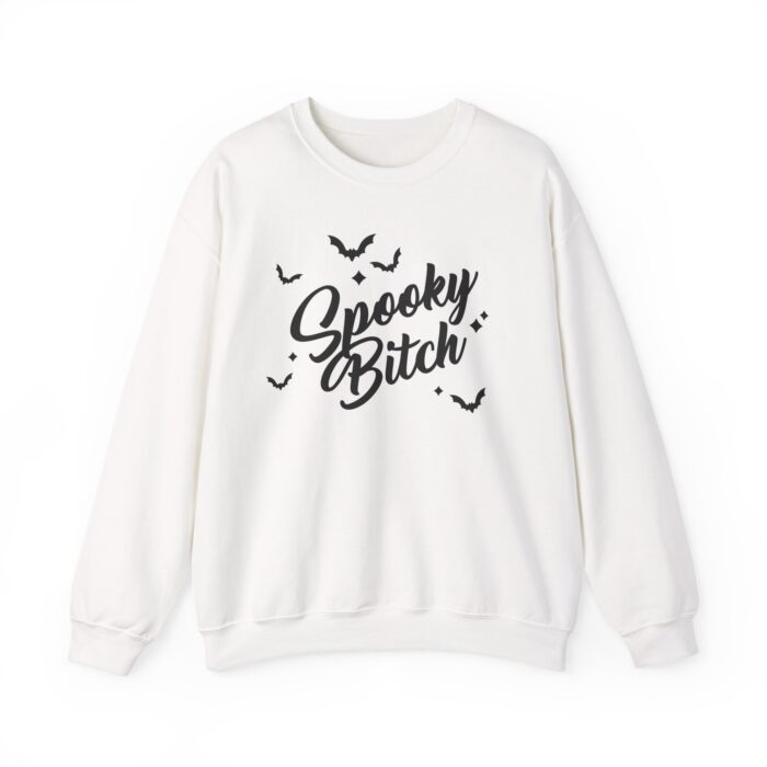 Spooky Bitch Sweater - White