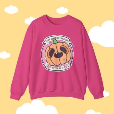 The Horrors Persist But So Do I Pumpkin Sweatshirt