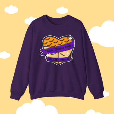 Thick Thighs and Spooky Vibes Sweatshirt