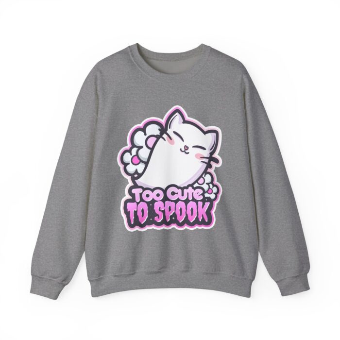 Too Cute To Spook Sweatshirt - Graphite Heather