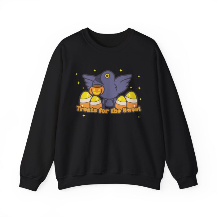 Treats For The Sweet Crow Sweatshirt - Black