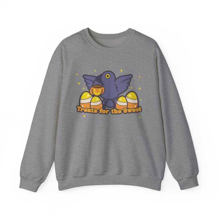 Treats For The Sweet Crow Sweatshirt - Graphite Heather