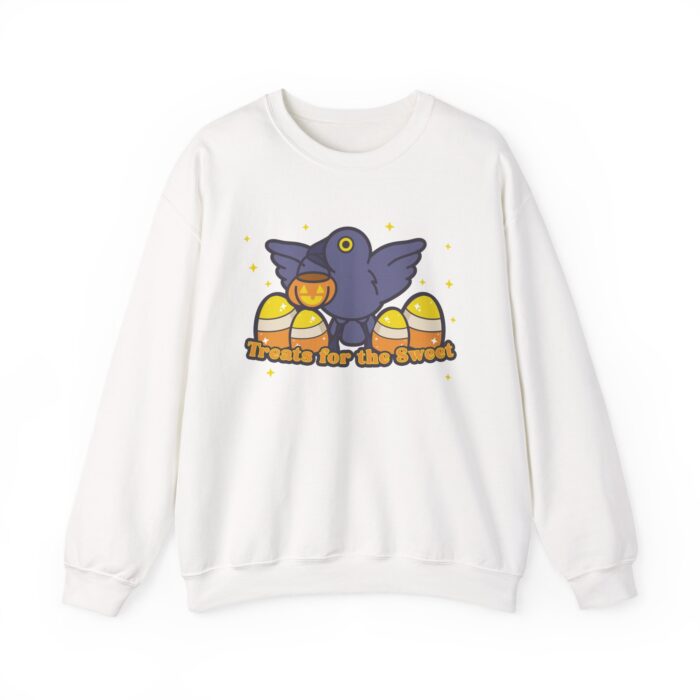 Treats For The Sweet Crow Sweatshirt - White
